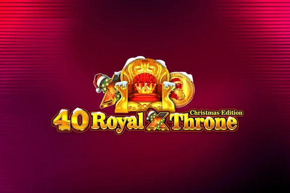 Capa do slot 40 Royal X Throne Christmas Edition