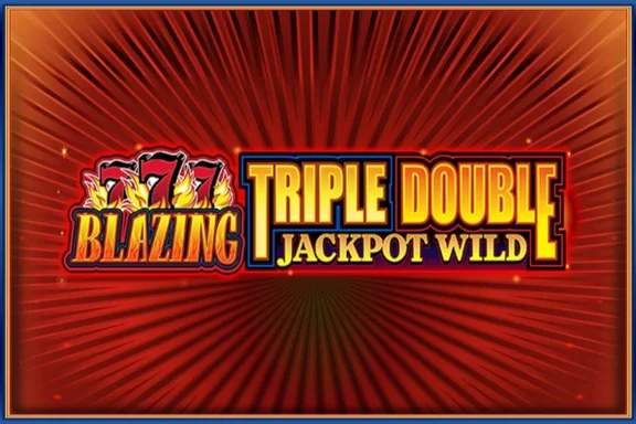 Capa do slot Blazing 777 Triple Double Jackpot Wild